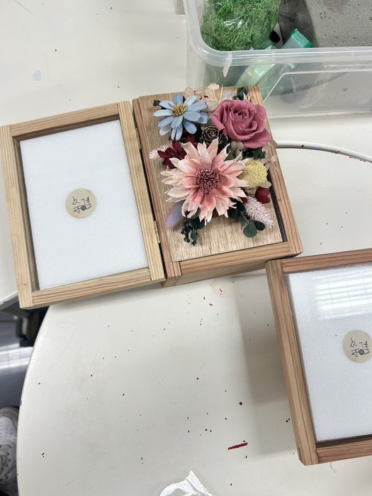 乾燥花相框圖片